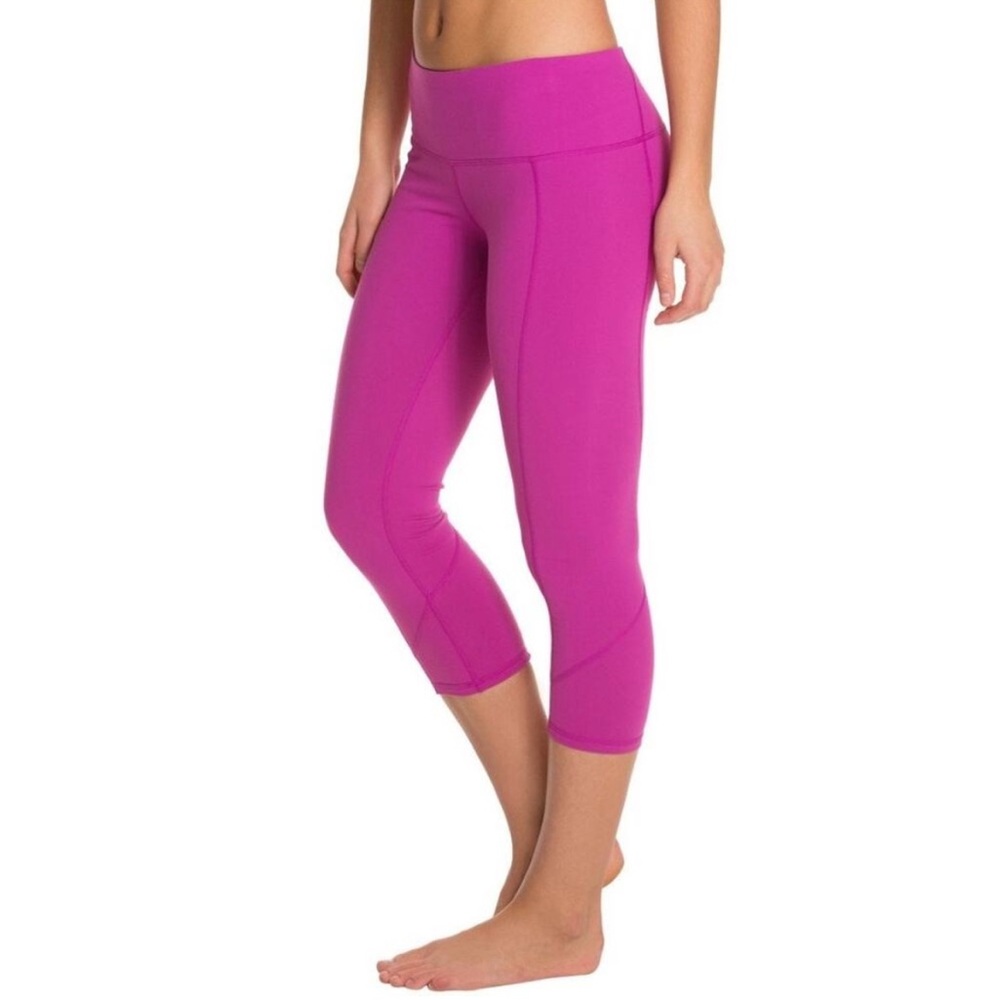 Prana Pink/Magenta Prism Capri Leggings Medium NWT